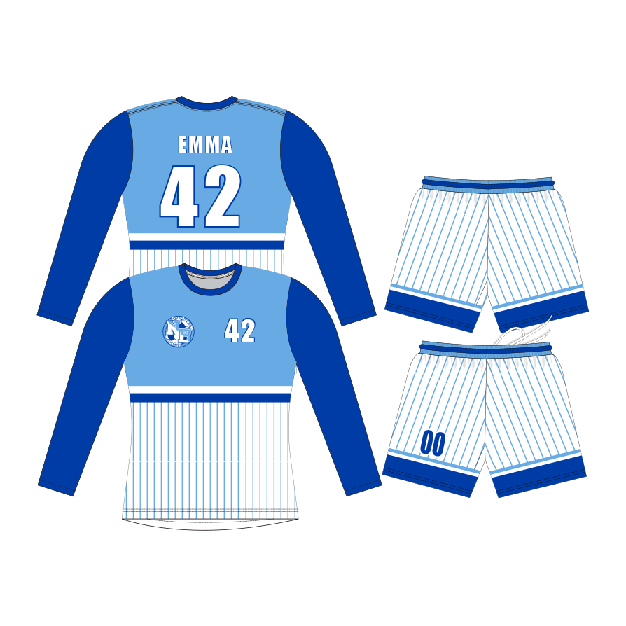 Soccer Crew Neck - Blue