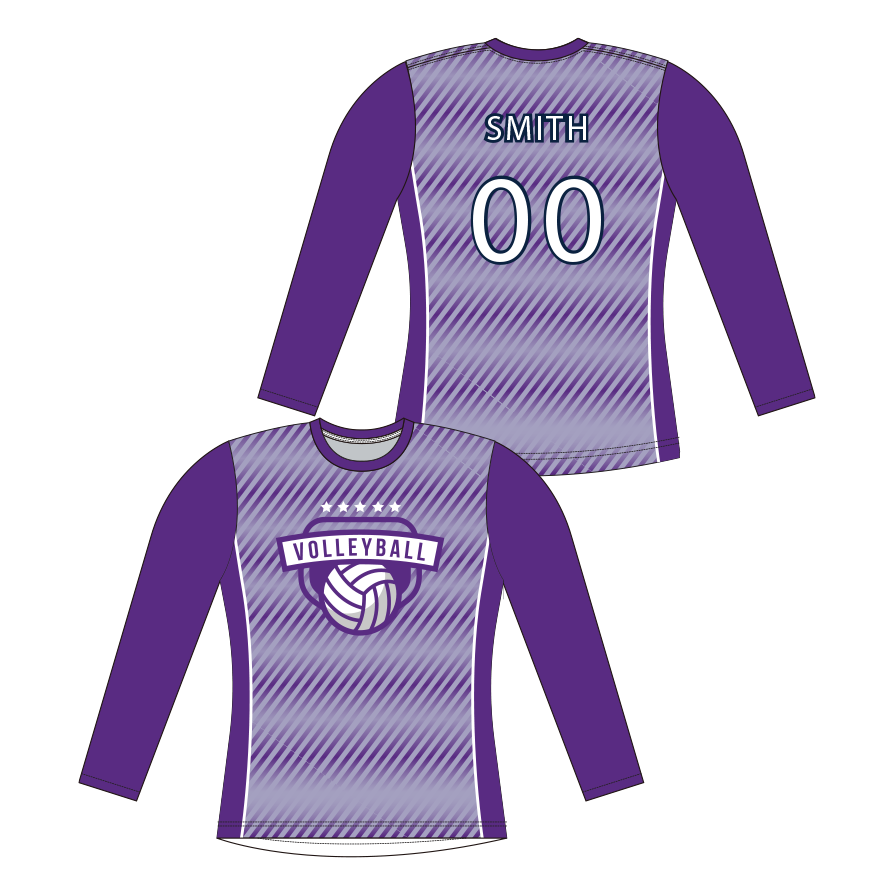 Volleyball Crew Neck - Purple