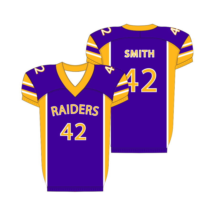 Football Jersey Elastic Bottom - Raiders