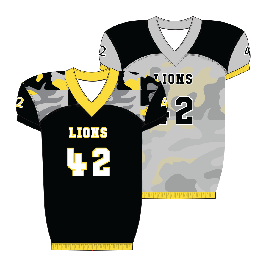Football Jersey Elastic Bottom - Lions