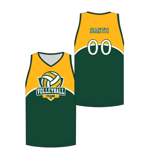 Volleyball Sleeveless - Green & Yellow