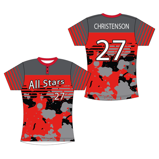 Softball 2 Buttons - All Stars