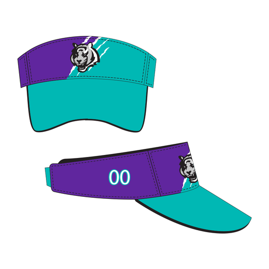 Visor White Tiger