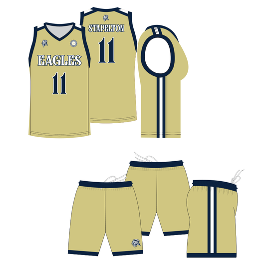 Basketball V-Neck - Eagles