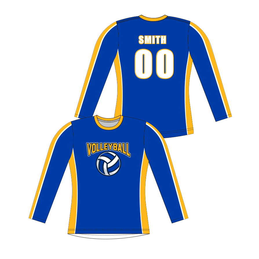 Volleyball Crew Neck - Blue