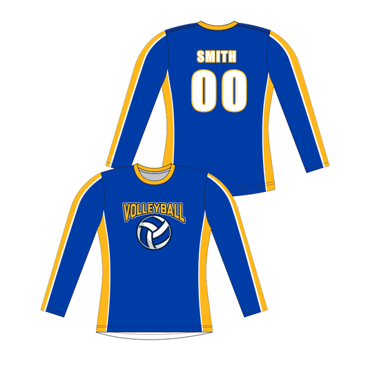 Volleyball Crew Neck - Blue