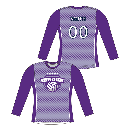 Volleyball Crew Neck - Purple
